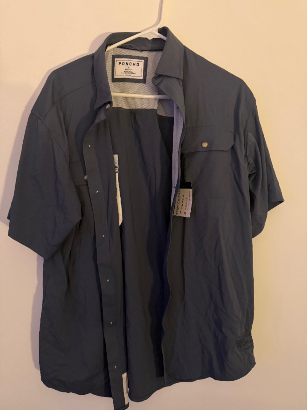 Poncho Men’s fishing shirt